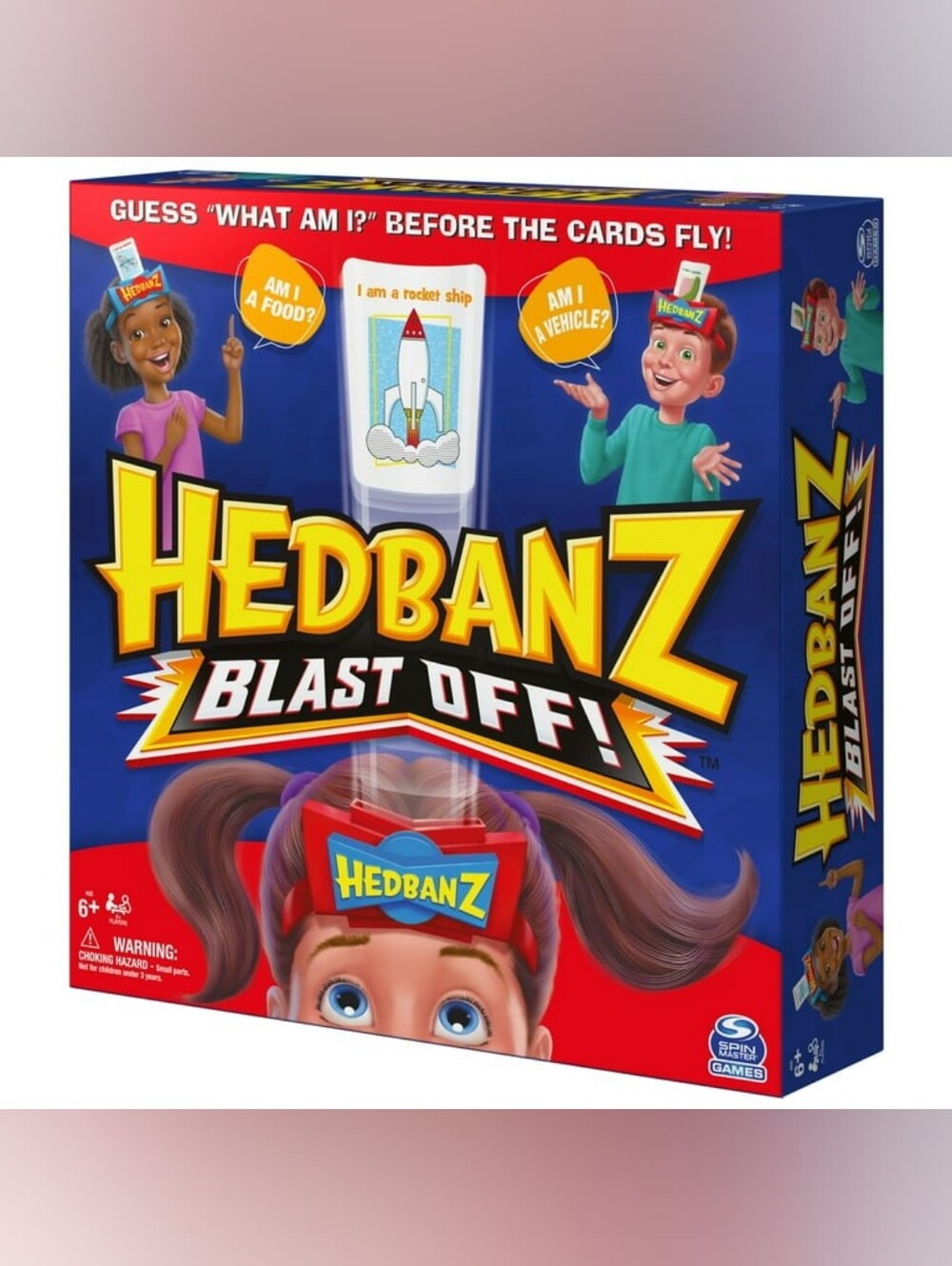 NIB Spin Master Hedbanz Blast Off! Family Board Game